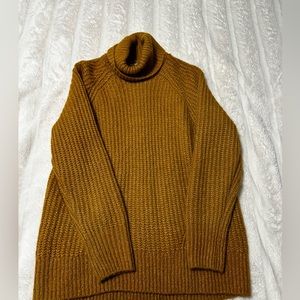 Golden Yellow Turtleneck-Medium